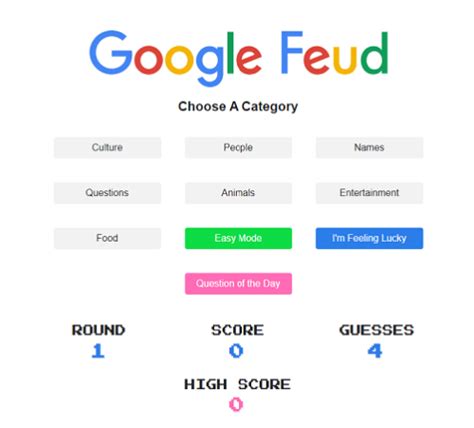 gogle feud|google feud website.